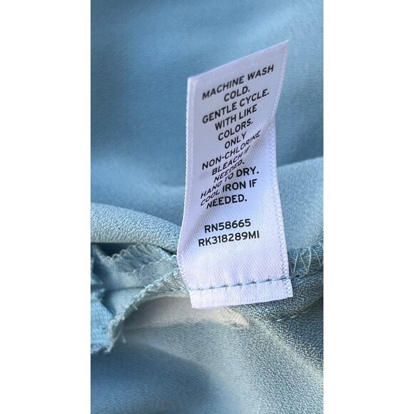 Valette Women's Blue Tourmaline Strappy Tunic Top Size XS - Picture 4 of 12